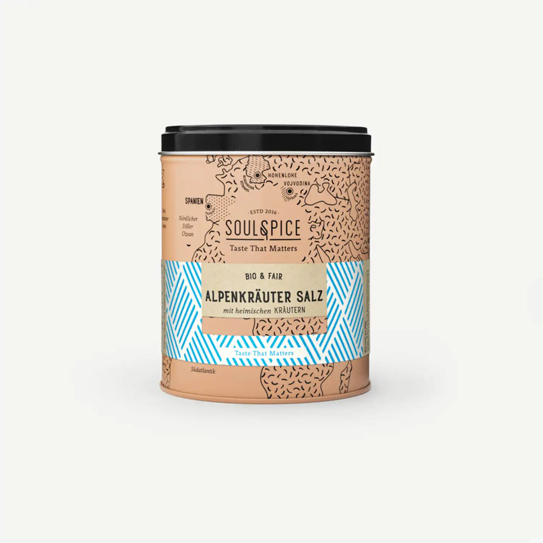 Biologisches Alpenkräuter Salz von Soul Spice I www.bio-vivo.ch