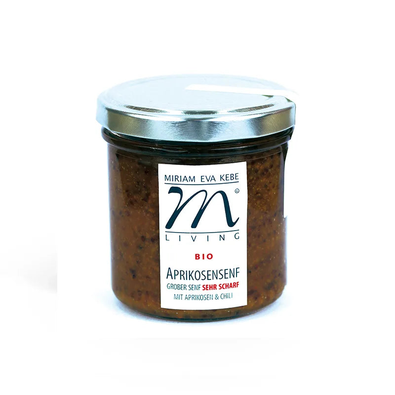 Aprikosensenf mit Chili BIO I www.bio-vivo.ch I Kebe Living