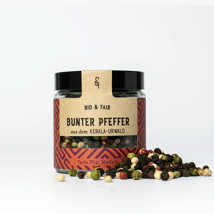 Bunter Pfeffer aus Kerala von Soul Spice I www.bio-vivo.ch
