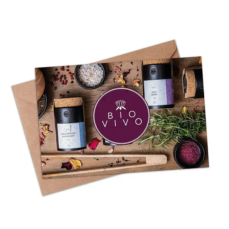 Gutschein vom Onlineshop www.bio-vivo.ch I Bio-Produkte höchster Qualität.