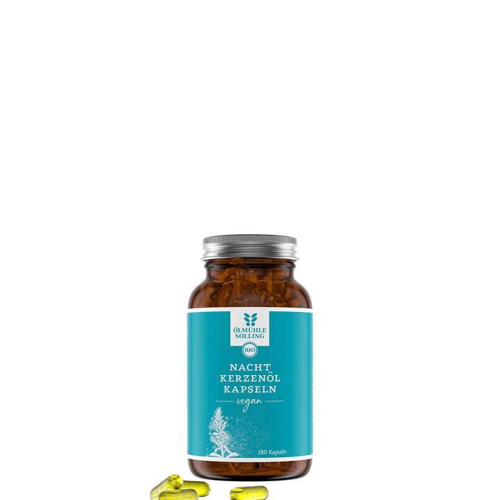 Biologisches Nachtkerzenöl der Ölmühle Solling in Kapseln I www.bio-vivo.ch