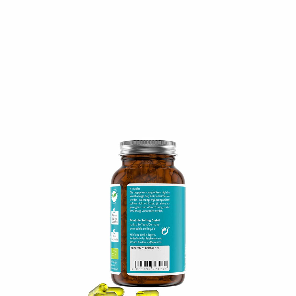 Biologisches Nachtkerzenöl der Ölmühle Solling in Kapseln I www.bio-vivo.ch