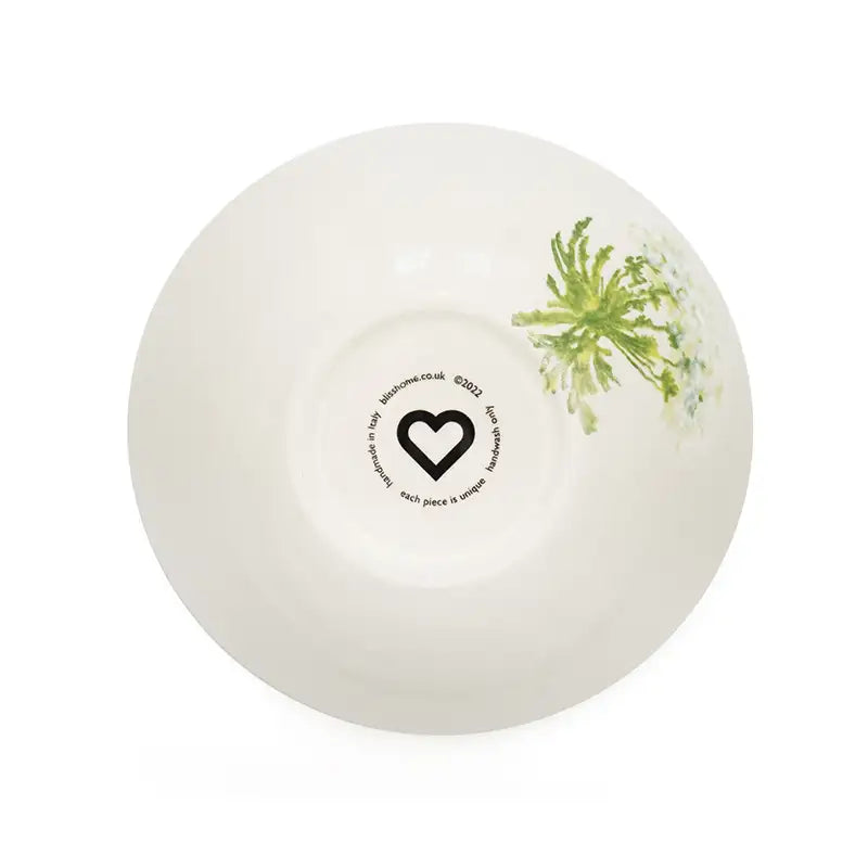 Handgemachte Salatschüssel mit Parsley Sujet von BlissHome I www.bio-vivo.c