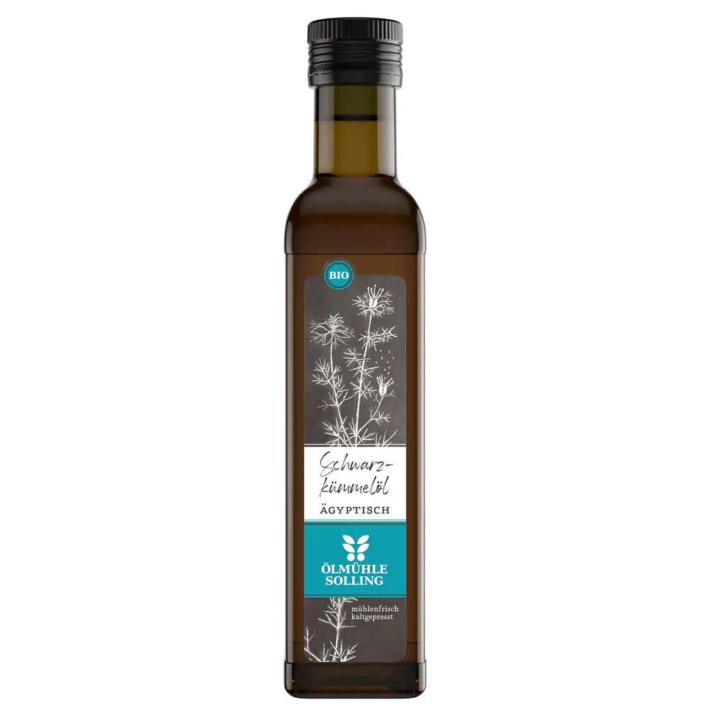 Ägyptisches Schwarzkümmelöl der Ölmühle Solling I www.bio-vivo.ch