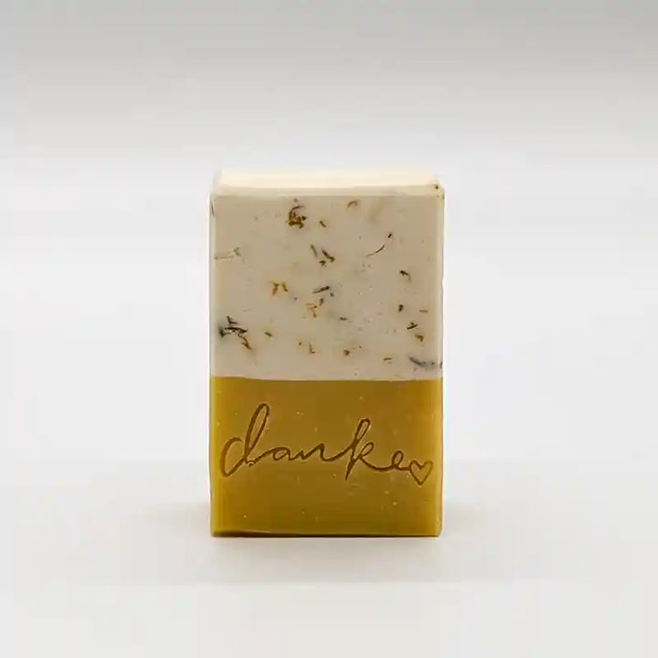 Danke, die Ringelblumen Hand- und Duschseife von seifenstueck.ch bei www. bio-vivo.ch