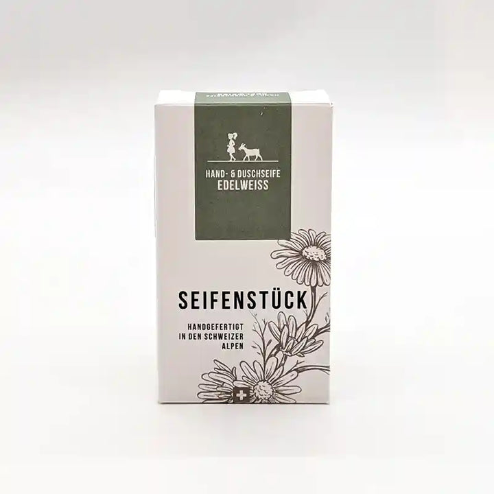 "Edelweiss" wunderschöne, handgemachte Seife von Seifenstück bei www.bio-vivo.ch