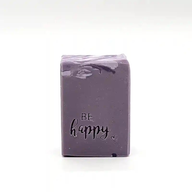 Be happy, die Lavendel Hand- und Duschseife von seifenstueck.ch bei www. bio-vivo.ch