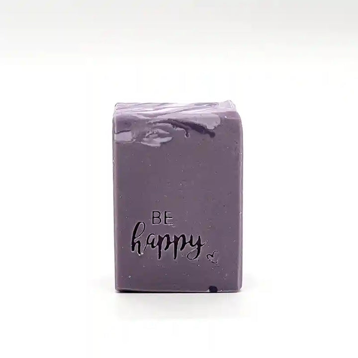 Be happy, die Lavendel Hand- und Duschseife von seifenstueck.ch bei www. bio-vivo.ch