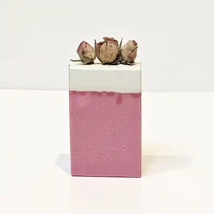"Rose" wunderschöne, handgemachte Seife von Seifenstück bei www.bio-vivo.ch