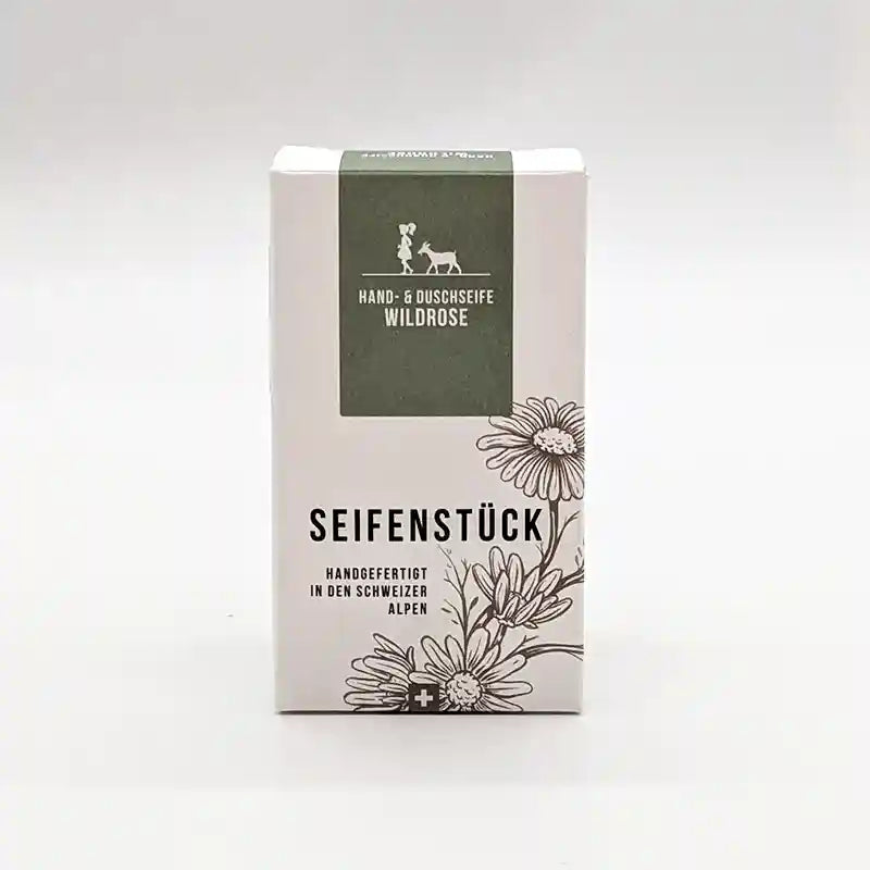 Wildrose" wunderschöne, handgemachte Seife von Seifenstück bei www.bio-vivo.ch