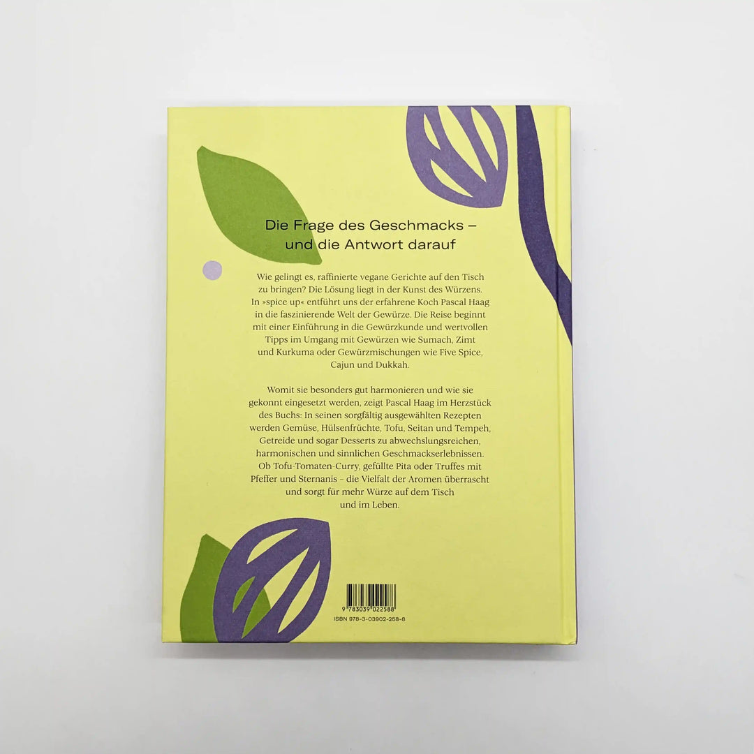 Veganes Kochbuch Spice Up von Pascal Haag I www.bio-vivo.ch