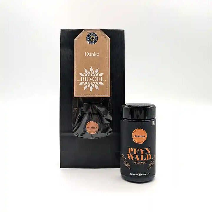 Kundengeschenk: Biologisches Gewürz von Chalir im Geschenkbeutel I www.bio-vivo.ch