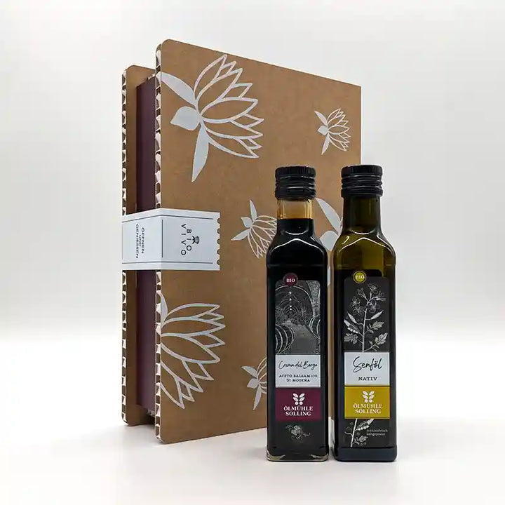 Geschenkbox No. 5 von BIO VIVO für Kundengeschenke und Mitarbeitergeschenke.