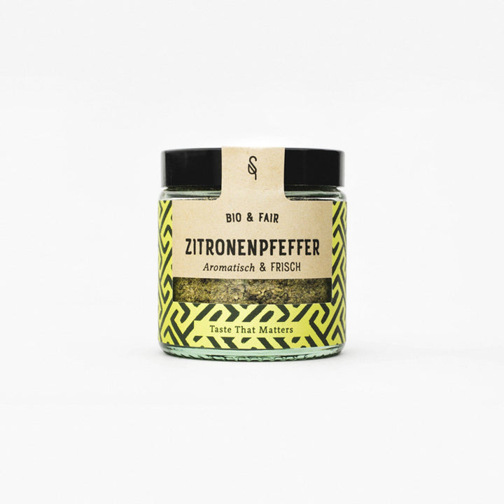 Gemahlener Bio-Zitronenpfeffer von Soul Spice I www.bio-vivo.ch
