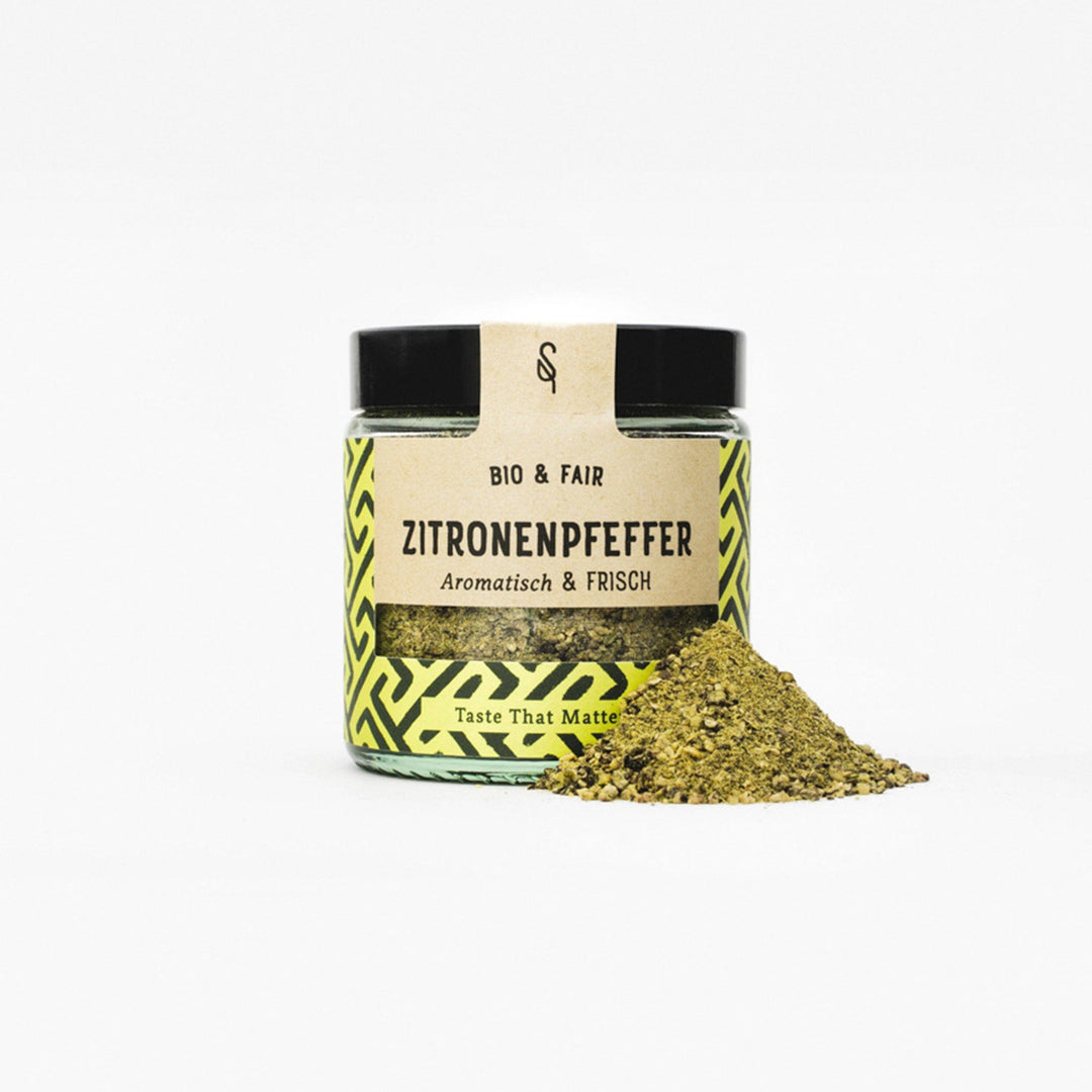 Gemahlener Bio-Zitronenpfeffer von Soul Spice I www.bio-vivo.ch