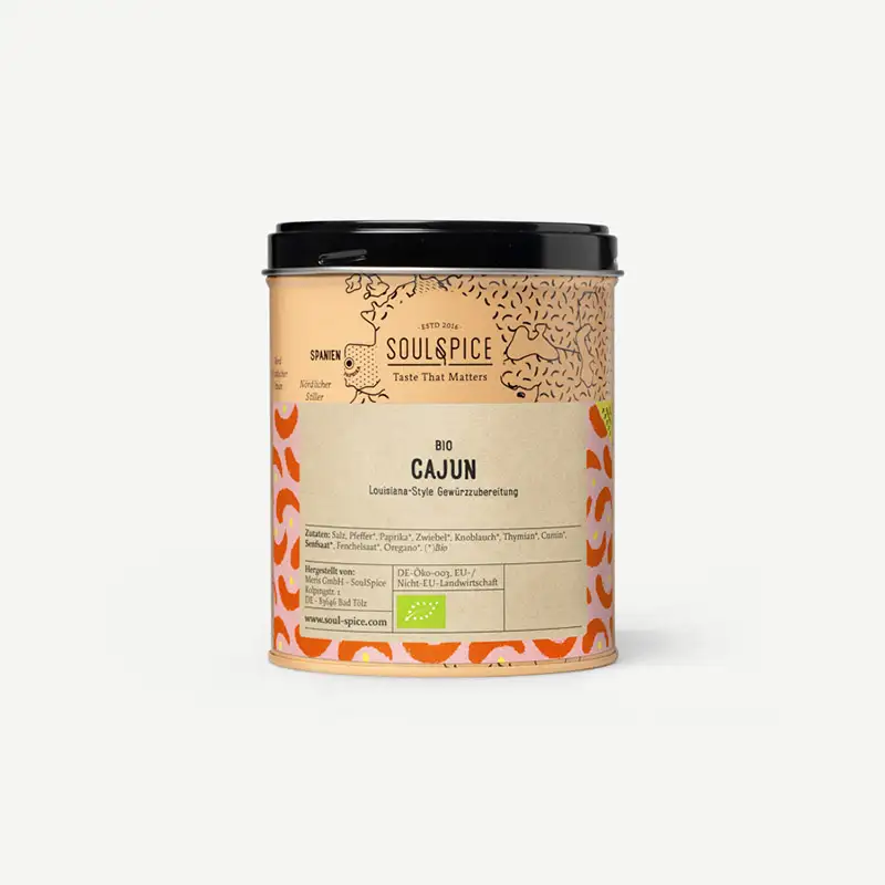Cajun BIO 350g von Soul Spice, kaufen bei www.bio-vivo.ch