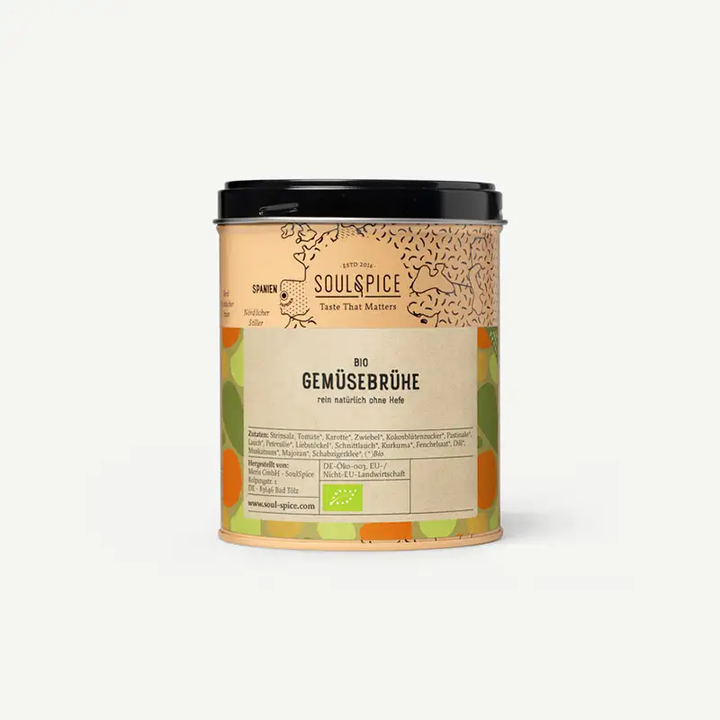 Gemüsebrühe BIO 500g von Soul Spice, kaufen bei www.bio-vivo.ch
