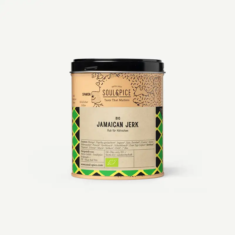 Jamaican Jerk BIO 250g von Soul Spice, kaufen bei www.bio-vivo.ch