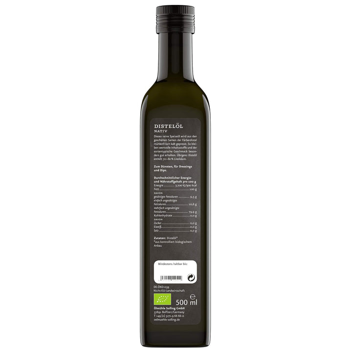 Biologisches Distelöl 500ml I www.bio-vivo.ch