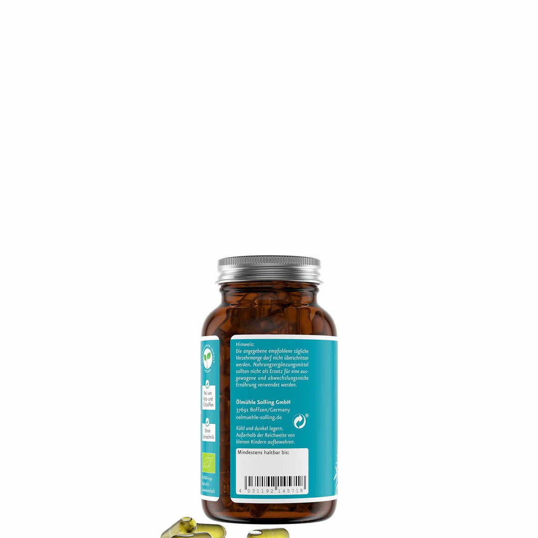 Biologisches Hanföl der Ölmühle Solling in Kapseln I www.bio-vivo.ch