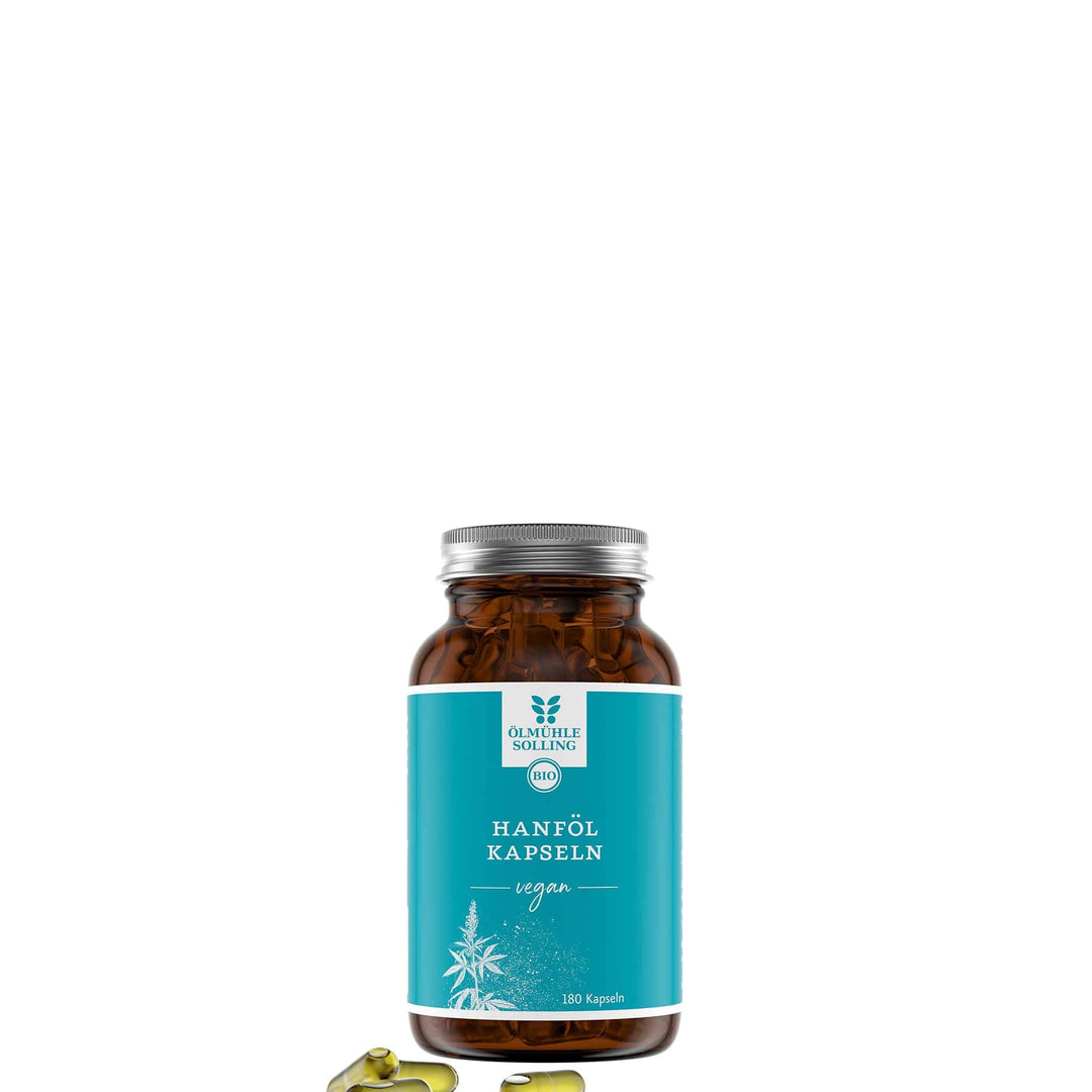 Biologisches Hanföl der Ölmühle Solling in Kapseln I www.bio-vivo.ch