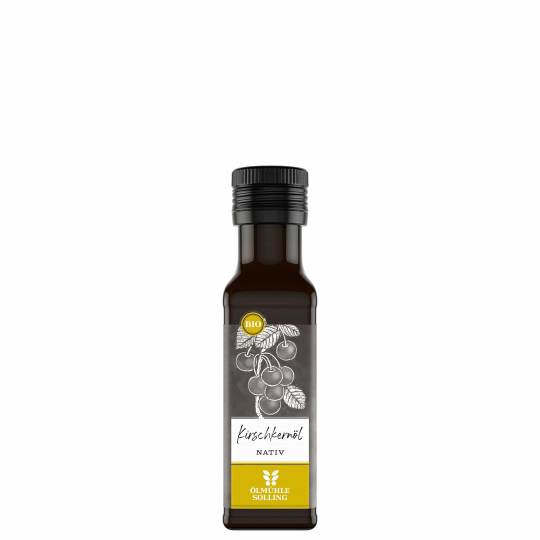 Kirschkernöl der Ölmühle Solling I www.bio-vivo.ch