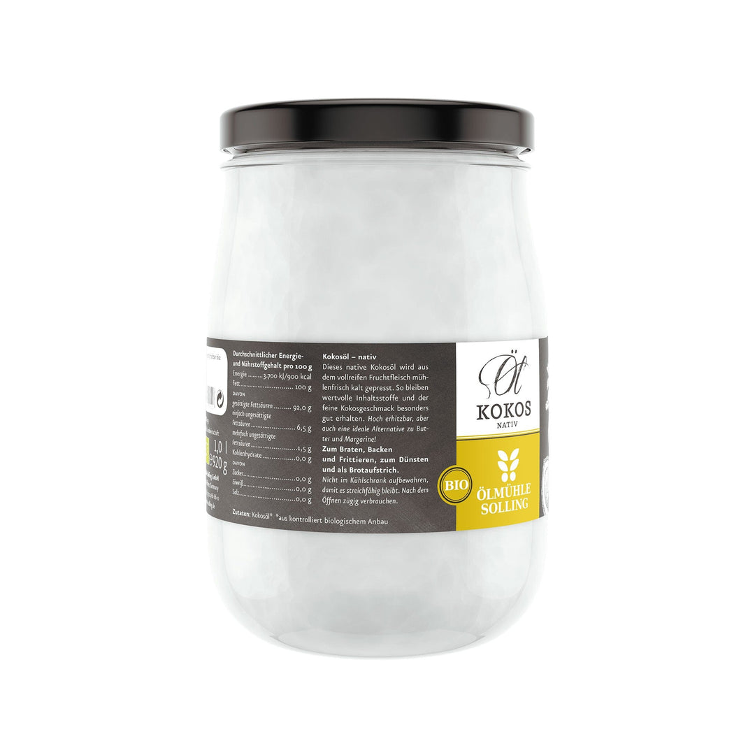 Natives, Bio-Kokosnussöl der Ölmühle Solling I www.bio-vivo.ch