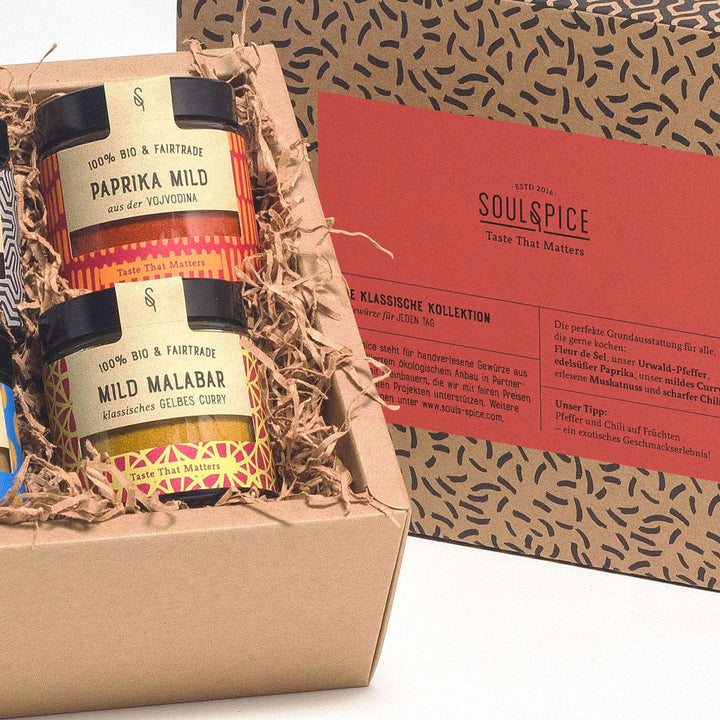 Klassisches Gewürz-Set von Soul Spice I www.bio-vivo.ch