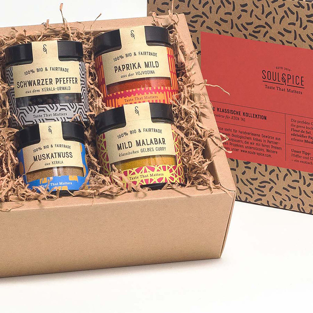 Klassisches Gewürz-Set von Soul Spice I www.bio-vivo.ch