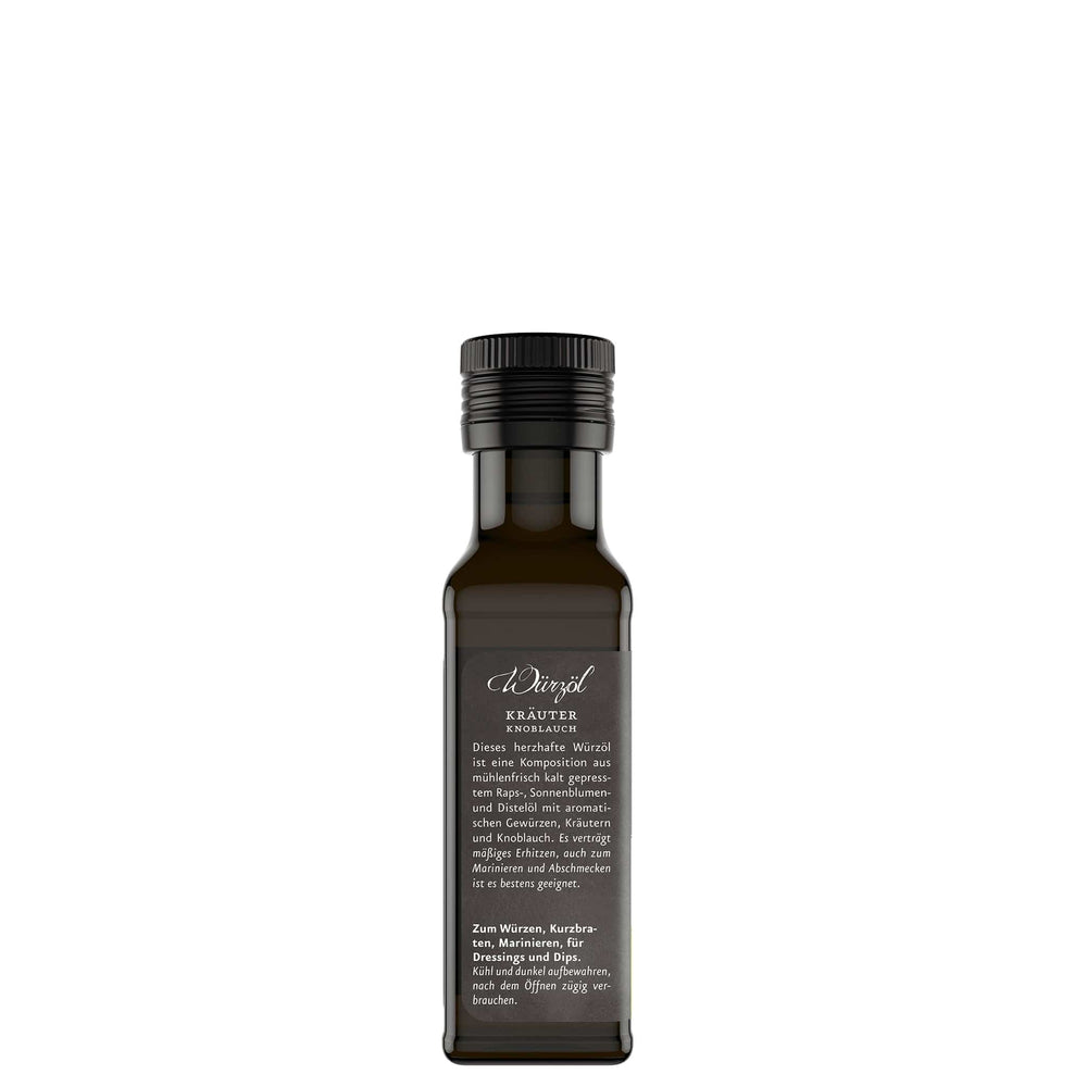 Kräuter-Knoblauch Bio Würzöl der Ölmühle Solling I www.bio-vivo.ch