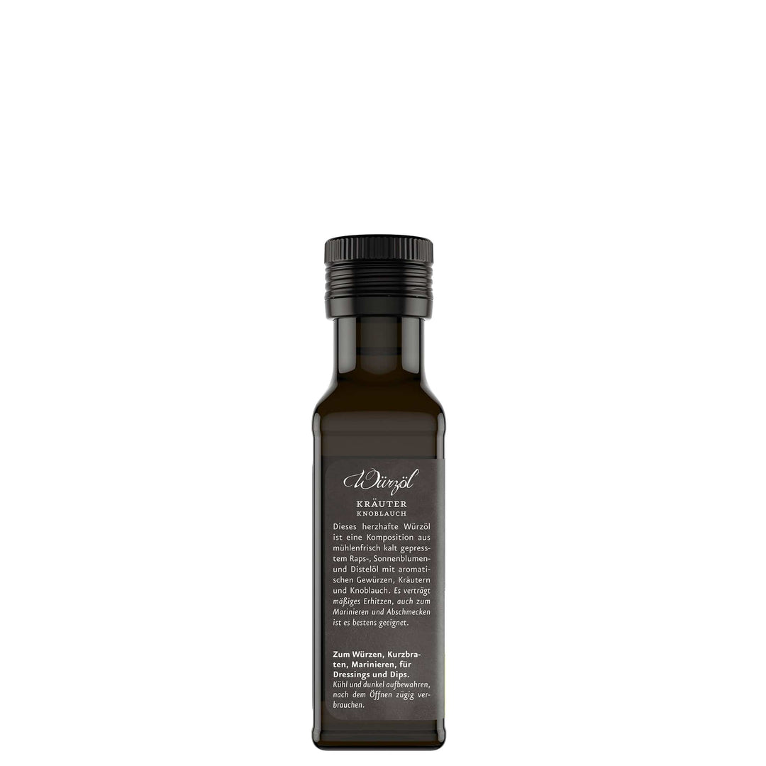 Kräuter-Knoblauch Bio Würzöl der Ölmühle Solling I www.bio-vivo.ch