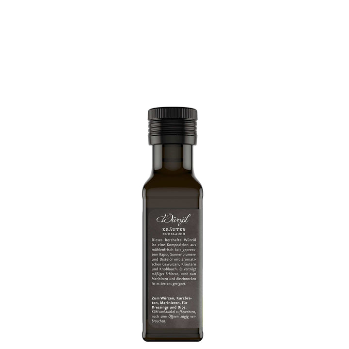 Kräuter-Knoblauch Bio Würzöl der Ölmühle Solling I www.bio-vivo.ch
