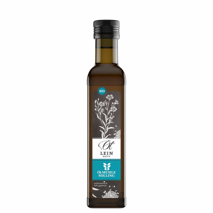 Biologisches Leinöl der Ölmühle Solling I www.bio-vivo.ch