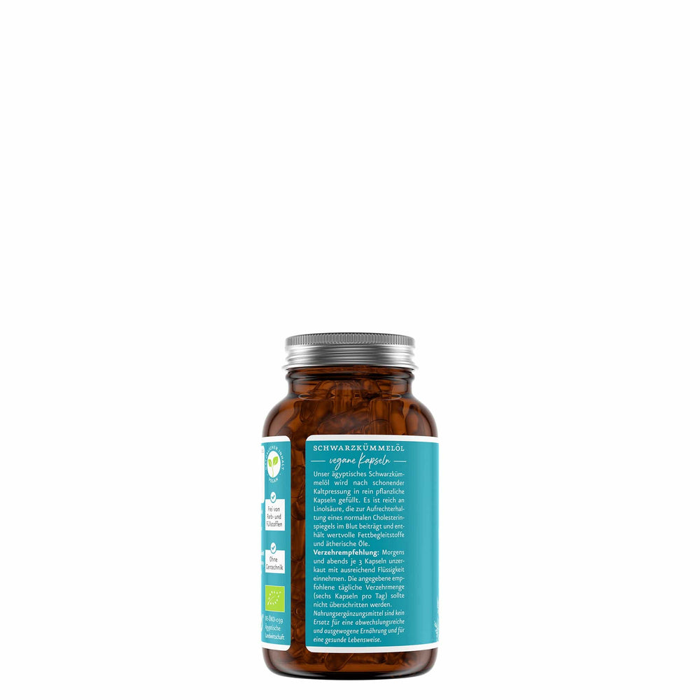 Biologisches Schwarzkümmelöl in Kapseln I www.bio-vivo.ch