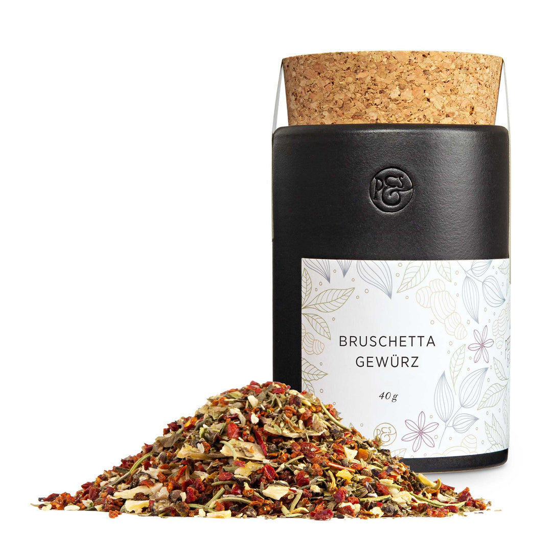 Bruschetta Gewürz von Pfeffersack & Söhne I www.bio-vivo.ch