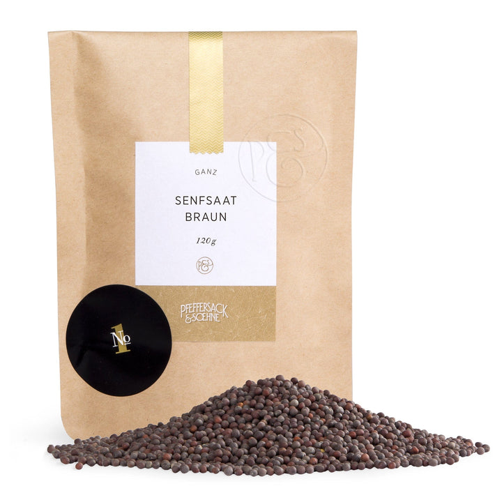 Braune Senfsaat von Pfeffersack & Söhne I www.bio-vivo.ch