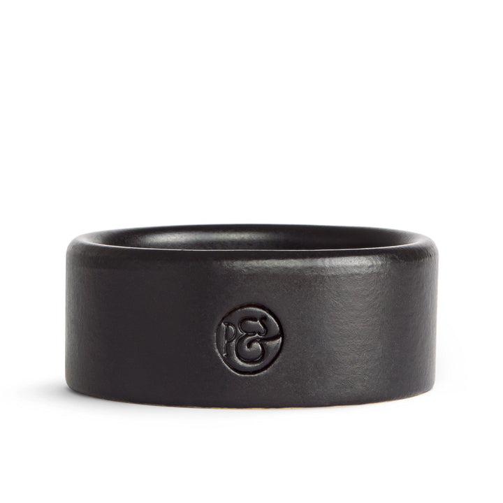 Keramik Servierteller von Pfeffersack & Soehne in schwarz