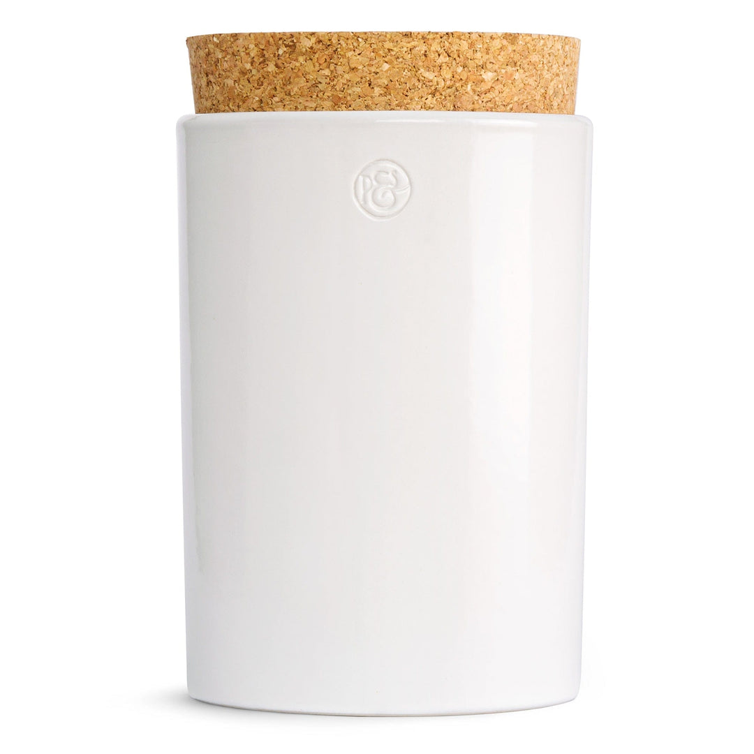 Keramik Vorratsdose von Pfeffersack und Soehne in weiss