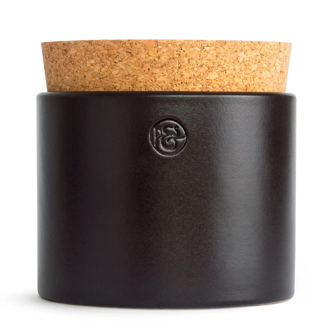 Keramik Vorratsdose von Pfeffersack und Soehne in schwarz