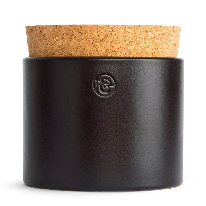 Keramik Vorratsdose von Pfeffersack und Soehne in schwarz