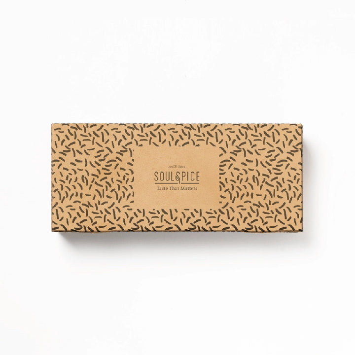 Leere Geschenkverpackung Soul Spice klein für maximal 3 Gewürze I www.bio-vivo.ch
