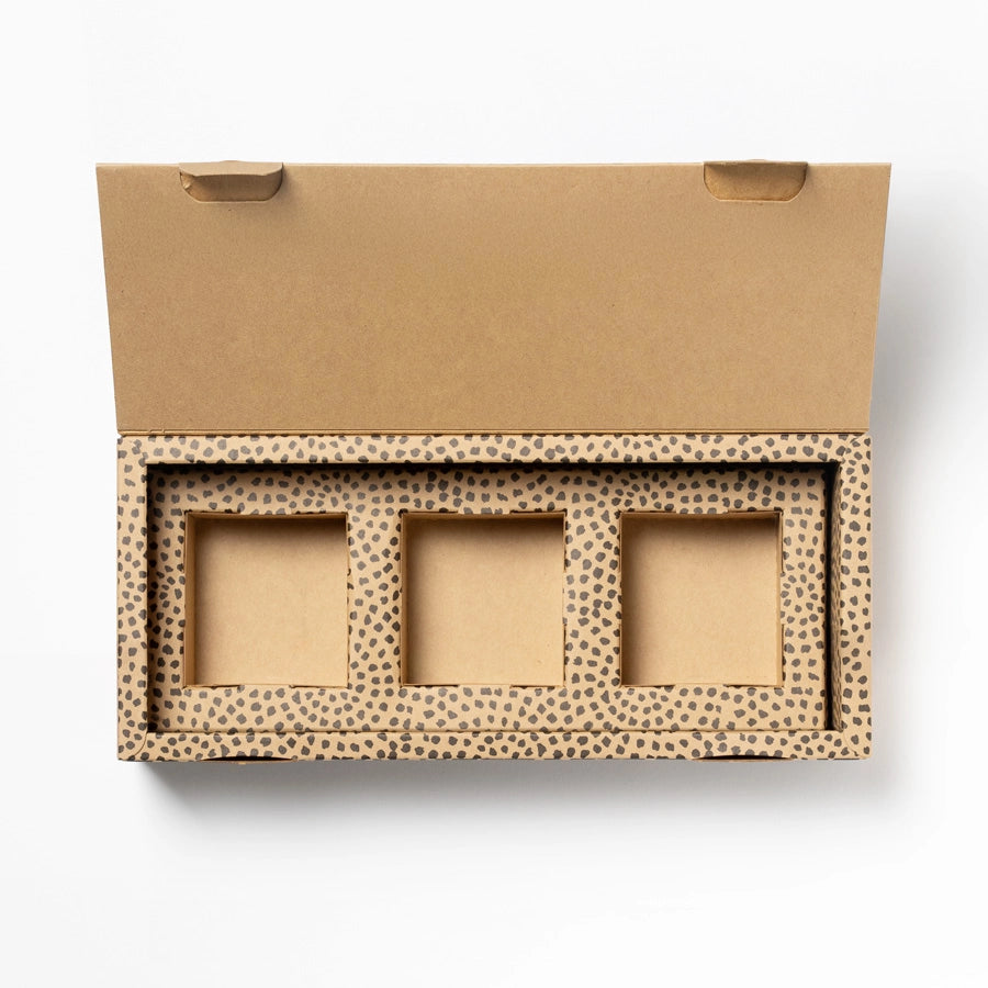 Leere Geschenkverpackung Soul Spice klein für maximal 3 Gewürze I www.bio-vivo.ch