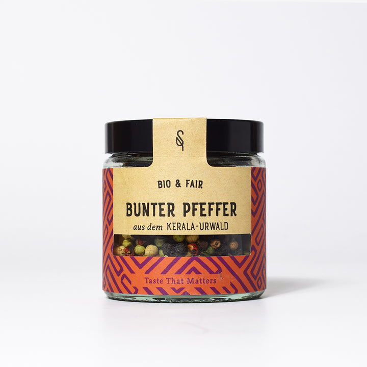 Bunter Pfeffer aus Kerala von Soul Spice I www.bio-vivo.ch