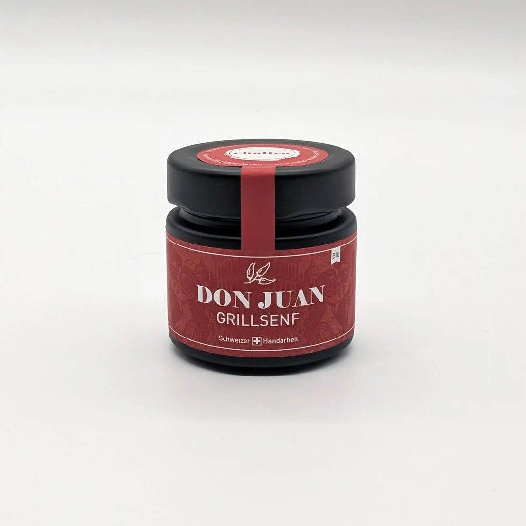 Don Juan der biologische Grillsenf von Chalira I www.bio-vivo.ch
