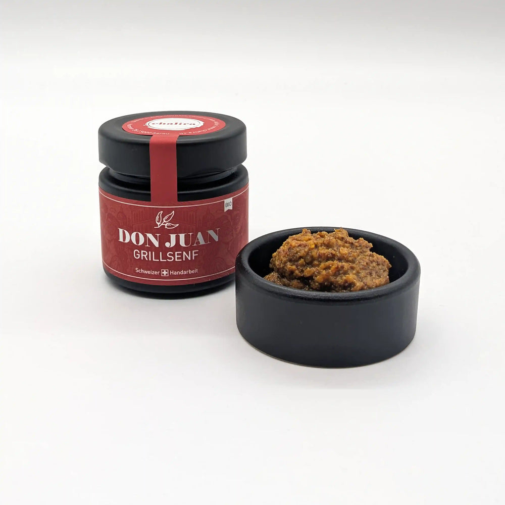 Don Juan der biologische Grillsenf von Chalira I www.bio-vivo.ch