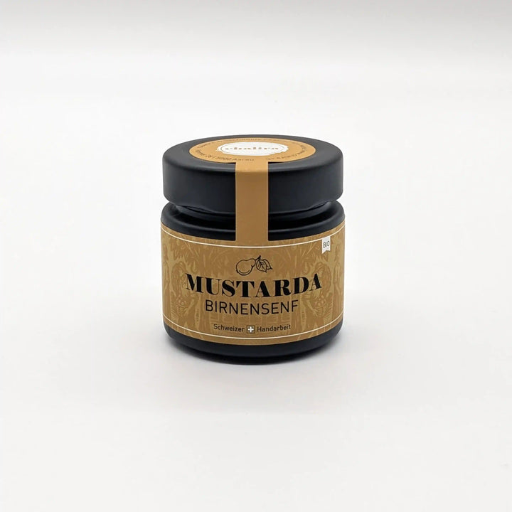 Mustarda der biologische Birnensenf von Chalira I www.bio-vivo.ch