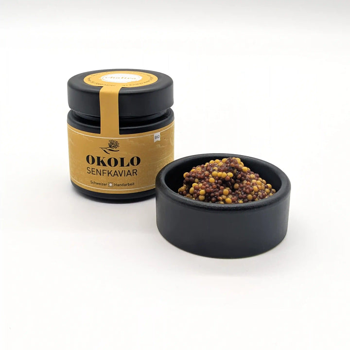 Okolo biologischer Senfkaviar von Chalira I www.bio-vivo.ch