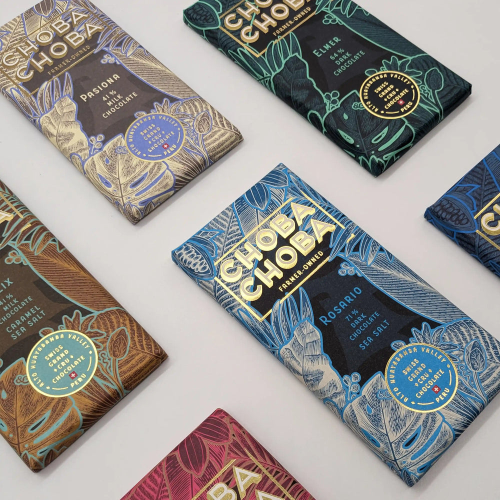 Dunkle Bio Schokoladen von Choba Choba bei www.bio-vivo.ch