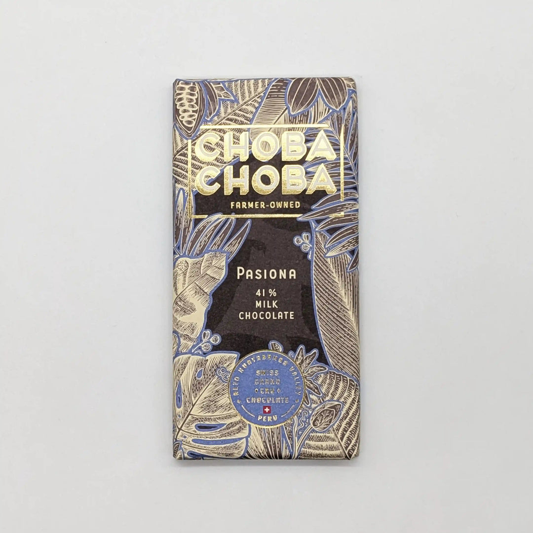 Biologische Milchschokolade Pasiona von Choba Choba I www.bio-vivo.ch