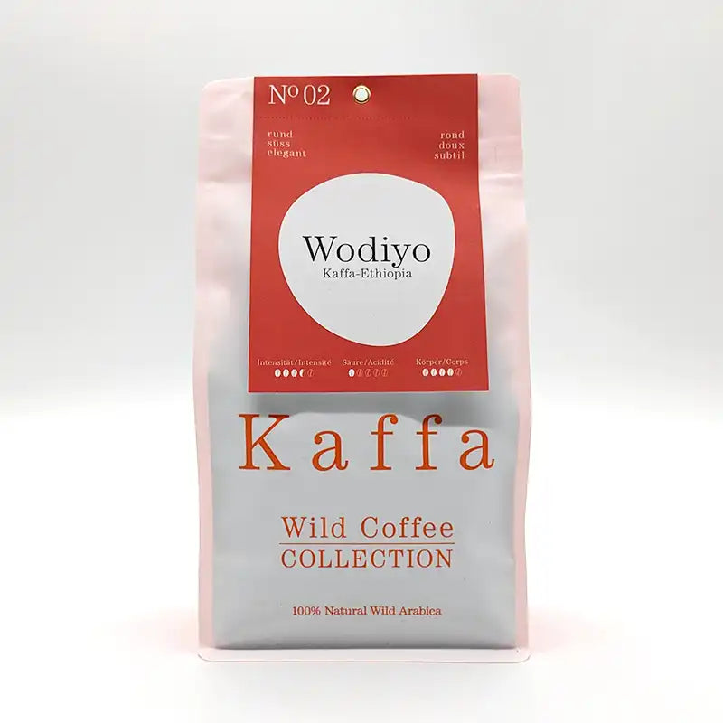 Wodiyo äthiopischer Bio-Kaffee von Kaffa. Bestellen bei www.bio-vivo.ch